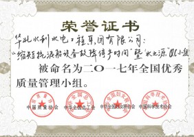 2017年天下优异质量治理小组